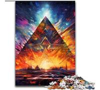 Puzzle da 1000 pezzi per adulti Piramidi egizie Puzzle impegnativi dimensioni 50x75cm Regalo per uomini e donne, quotidiano e occasioni speciali