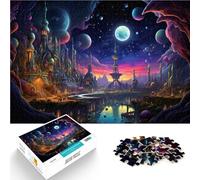 Puzzle da 1000 pezzi per adulti Planet City Learning Giocattoli educativi Sollievo dello Stress Staycation Uccidi il Tempo 19,7 "x 29,5" per adolescenti 14 Anni e oltre