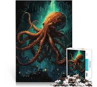 Puzzle da 1000 pezzi per adulti Polpo della città perduta giochi divertenti per famiglie Ogni pezzo è unico - Gioco divertente e stimolante per tutta la famiglia 38x26cm