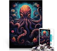 Puzzle da 1000 pezzi per adulti Polpo maestoso Antistress Vacanza in patria Uccidere il tempo Migliorare l'amore tra le coppie 70x100cm