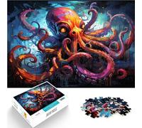 Puzzle da 1000 pezzi per adulti polpo per puzzle. Aiuta il cervello a allenare i giocattoli avvincenti per promuovere la pazienza di 14 anni 26 x 38 cm