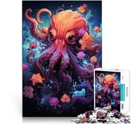 Puzzle da 1000 pezzi per adulti Polpo spirituale Giocattolo educativo intellettuale decomprimente offerte come regali per tutta la famiglia 52x38cm