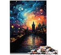 Puzzle da 1000 pezzi per adulti "Ponte Carlo Carlo come regalo per tutta la famiglia, 26 x 38 cm