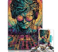 Puzzle da 1000 pezzi per adulti Pop-art Michelangelo Statua del David Puzzle per adulti 1000 pezzi ideale come regalo per tutta la famiglia per ragazzi e 14 anni (50x75cm)