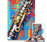 Puzzle da 1000 pezzi per adulti Pop Art Oboe Gioco Impossibile Analisi e Logica Rafforza l'amore tra le coppie 50x75cm