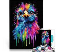 Puzzle da 1000 pezzi per adulti Pop Art Rainbow Silkie Chi Riduzione dello stress interessante è ideale come regalo per tutta la famiglia 52x38cm