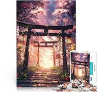 Puzzle da 1000 pezzi per adulti Porta Torii Aiuta il cervello ad allenare i giocattoli che creano dipendenza per coltivare la pazienza grande regalo 75x50cm
