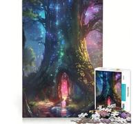 Puzzle da 1000 pezzi per adulti Portale verso l'ignoto gioco rompicapo difficile compleanno e Natale 38x26cm