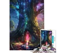 Puzzle da 1000 pezzi per adulti "Portale verso l'ignoto" sfida educativa per divertimento e relax in famiglia adatto a partire dai 14 anni (38x52cm)