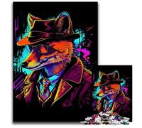 Puzzle da 1000 pezzi per adulti, poster del leader della gang Red Fox, puzzle per adulti, gioco rompicapo per adolescenti, regalo perfetto per le vacanze, 50x75cm/19,68x29,52 pollici