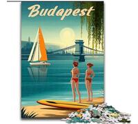 Puzzle da 1000 pezzi per adulti, poster del mondo, puzzle da 1000 pezzi, gioco di ingegno fai da te, attività interattiva per famiglie (dimensioni 26x38cm)