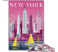 Puzzle da 1000 pezzi per adulti, poster del mondo, puzzle interattivo da 1000 pezzi, gioco per famiglie, adatto dai 14 anni in su (dimensioni 26x38cm)
