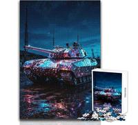 Puzzle da 1000 pezzi per adulti, potenza militare nel fango, accogliente e rilassante, divertimento per il tempo libero, vestibilità perfetta, alta precisione, dimensioni giocattolo 50x75cm