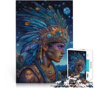 Puzzle da 1000 pezzi per adulti Principe indiano Difficile da completare ma divertente e umoristico con poster abbinato e foglio di quiz 52x38cm
