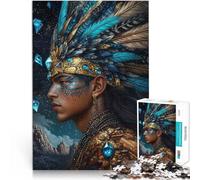 Puzzle da 1000 pezzi per adulti Principe indiano Difficile da completare ma divertente e umoristico Lista dei desideri con Babbo Natale 75x50cm