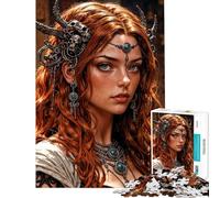Puzzle da 1000 pezzi per adulti Principessa Guerriera Puzzle per adulti Gioco rilassante Analisi e Logica Difficile e Sfida (Dimensioni 38x26cm)
