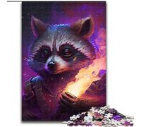 Puzzle da 1000 pezzi per adulti, Procione Magico, puzzle impegnativi, gioco educativo e divertente per interni, per l'arredamento della casa (dimensioni 26x38cm)
