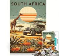 Puzzle da 1000 pezzi per adulti, prodotto in Sudafrica, decorazione da parete, difficile, compleanno e Natale 50x75cm