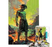 Puzzle da 1000 pezzi per adulti Prometeo Guardiano della Fiamma Primordiale Puzzle per adulti Gioco rilassante Sfida impegnativa Regalo antistress (Dimensioni 50x75cm)