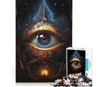Puzzle da 1000 pezzi per adulti prospettive oscurate volti astratti svelati giocattolo educativo rilassante e stimolante per l'intelletto ottimo regalo per gli appassionati di videogiochi 50x75cm