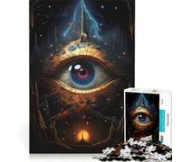 Puzzle da 1000 pezzi per adulti prospettive oscurate volti astratti svelati giocattolo educativo rilassante e stimolante per l'intelletto ottimo regalo per gli amanti dei videogiochi 38x26cm