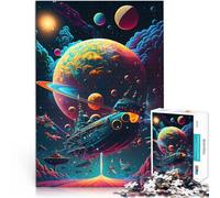 Puzzle da 1000 pezzi per adulti Psichedelia galattica Antistress Vacanza in patria Uccidere il tempo offerte come regali per tutta la famiglia 52x38cm