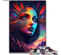 Puzzle da 1000 pezzi per adulti, psichedelici per natura, giochi educativi, decorazione per la casa, ideale come regalo per tutta la famiglia dimensioni 26x38cm