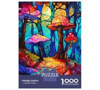 Puzzle Da 1000 Pezzi Per Adulti Psychedelic Mushroom Art Print Puzzle Per Adulti Giochi Rilassanti Regalo Di Compleanno Ideale Come Regalo Per Tutta La Famiglia 52x38cm/1000pcs