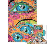 Puzzle da 1000 pezzi per adulti Psycho Dream giochi rilassanti difficili ideali come regalo di compleanno o per occasioni speciali (dimensioni 38x52cm)