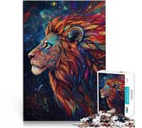 Puzzle da 1000 pezzi per adulti Puma con pelliccia colorata Fatto di cartone per età 14+ Sollievo dallo stress Regali interessanti per ridurre lo stress misurare:26x38cm/10.24 x 14.96pollice