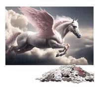 Puzzle da 1000 pezzi per adulti puzzle a forma di cavallo volante per bambini gioco educativo in legno per adulti (dimensioni 75x50 cm)