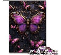 Puzzle da 1000 pezzi per adulti, puzzle a forma di farfalla magica per adulti, sviluppa la coordinazione occhio-mano, perfetto come regalo di compleanno (dimensioni 50x75cm)