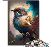Puzzle da 1000 pezzi per adulti, puzzle a forma di passero, per adulti, 1000 pezzi, un regalo perfetto per il divertimento in famiglia (dimensioni 50x75cm)