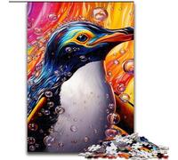 Puzzle da 1000 pezzi per adulti, puzzle a forma di pinguino, dimensioni 50x75cm, perfetti per adolescenti, per rafforzare i legami familiari, rompicapo e regalo fai da te per la casa.