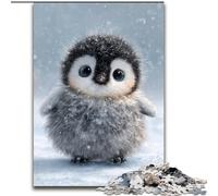 Puzzle da 1000 pezzi per adulti, puzzle a forma di pinguino, in legno, gioco rompicapo, gioco interattivo per famiglie, adatto dai 14 anni in su, dimensioni 50X75cm