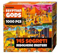 Puzzle da 1000 Pezzi per Adulti - Puzzle Adulti | Miti Antichi Dei Egizi - Confezione Premium Con Sfide Extra Divertenti - Perfetto Per Rilassarsi E Fare Un Regalo