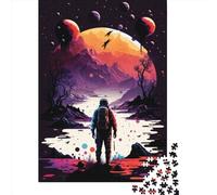 Puzzle da 1000 pezzi per adulti, puzzle Alien Worlds, regalo di Halloween, puzzle per adulti, decorazione per la casa, giocattoli puzzle 1000 pezzi (75x50 cm)