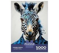 Puzzle Da 1000 Pezzi Per Adulti Puzzle Animal Zebra Per Adulti Gioco Pratico Analisi E Logica Giochi Stimolanti Regali 38x26cm/1000pcs