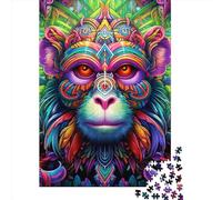 Puzzle da 1000 pezzi per adulti, puzzle Art Gorilla, puzzle per bambini, puzzle in legno, giocattoli per l'intrattenimento della famiglia, 1000 pezzi (75x50 cm)