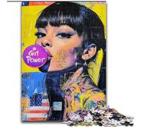 Puzzle da 1000 pezzi per adulti, puzzle artistici in legno raffiguranti donne, per compleanni, feste e occasioni speciali (dimensioni 50x75cm)