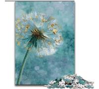 Puzzle da 1000 pezzi per adulti, puzzle artistico con tarassaco, attività divertente per tutta la famiglia, sfida per il cervello, regalo perfetto per adolescenti dimensioni 26x38cm