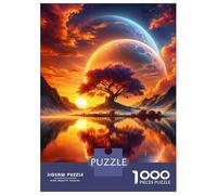 Puzzle Da 1000 Pezzi Per Adulti Puzzle Astral Sunset Dreamscape Puzzle Per Adulti Giocattolo Decorazione Da Parete Decorazione Perfetta Gioco Stimolante Regali 52x38cm/1000pcs