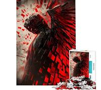 Puzzle da 1000 pezzi per adulti puzzle astratto geometrico con ali puzzle per adolescenti gioco rompicapo un'opera d'arte gioco stimolante regalo (dimensioni 50x75cm)