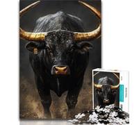 Puzzle da 1000 pezzi per adulti, puzzle bisonte per adolescenti, giocattoli educativi ideali come regalo per tutta la famiglia (38x26cm)