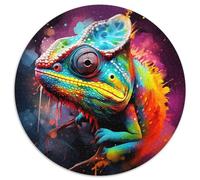 Puzzle da 1000 pezzi per adulti, puzzle camaleonte per adulti, gioco rompicapo fai da te per la casa, per adolescenti (dimensioni 67,5x67,5 cm)