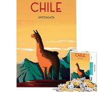 Puzzle da 1000 pezzi per adulti puzzle Cile gioco interattivo giocattolo educativo regalo di compleanno per tutta la famiglia (dimensioni 38x26cm)