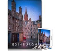 Puzzle da 1000 pezzi per adulti Puzzle Città di Edimburgo Gioco impegnativo Giocattoli Modello Assemblaggio Regalo Compleanno Dimensioni 50x75cm