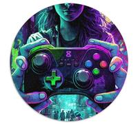 Puzzle da 1000 pezzi per adulti, puzzle color neon per adulti, stimolanti attività fai da te per appassionati, regalo perfetto per rilassarsi (67,5x67,5cm)