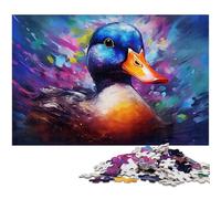 Puzzle da 1000 pezzi per adulti,puzzle colorati a forma di anatra per adulti,design intricato per adolescenti,decorazioni fai da te e divertimento che stimola la mente,50x75CM / 19,68x29,52 pollici