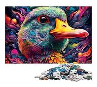 Puzzle da 1000 pezzi per adulti, puzzle colorati a forma di anatra per adulti, perfetti per Halloween, Natale, regalo di compleanno, 50x75CM/19,68x29,52 pollici
